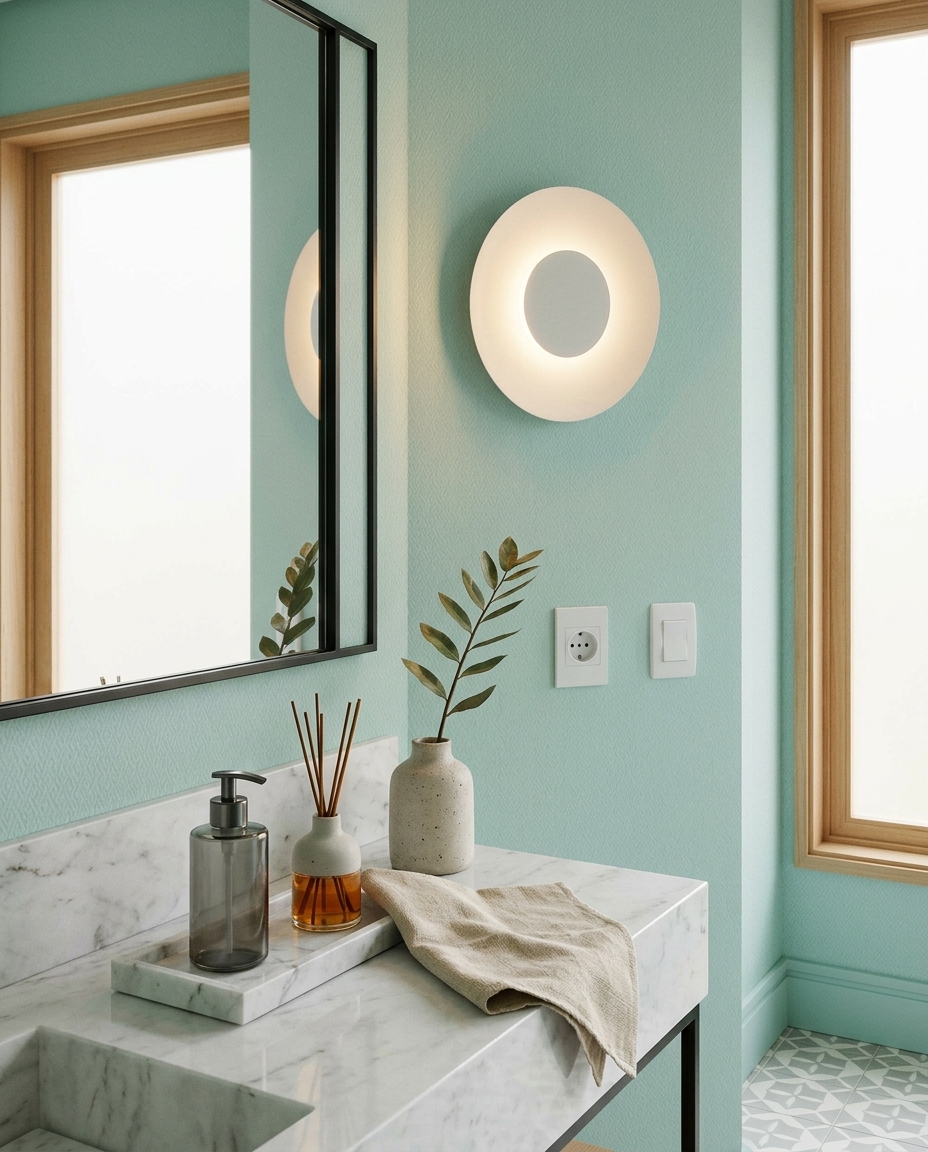 Arandela Led Dot Branco Bivolt - image 1
