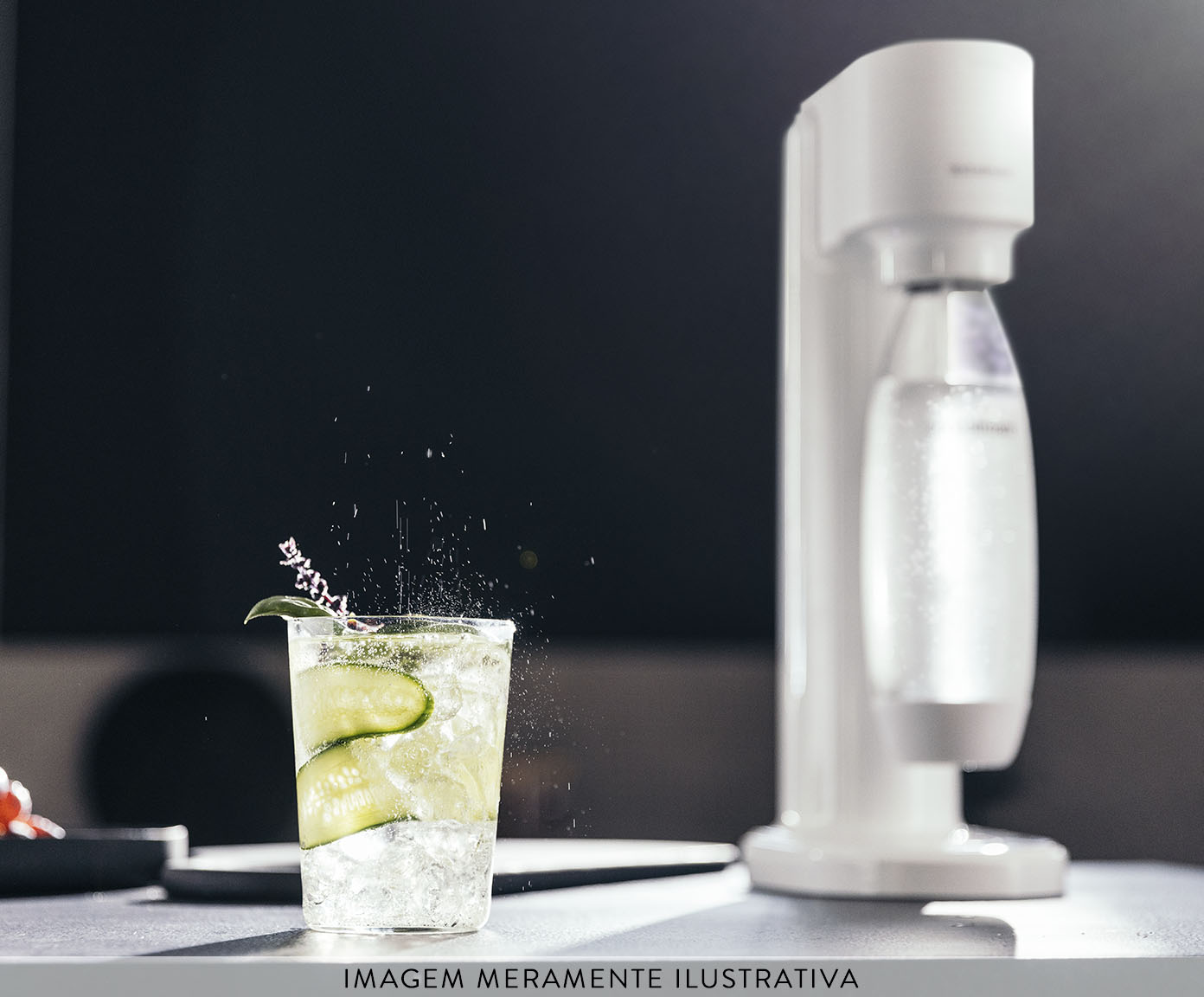 M&aacute;quina para Gaseificar &Aacute;gua Gaia Sodastream Branca image number 2