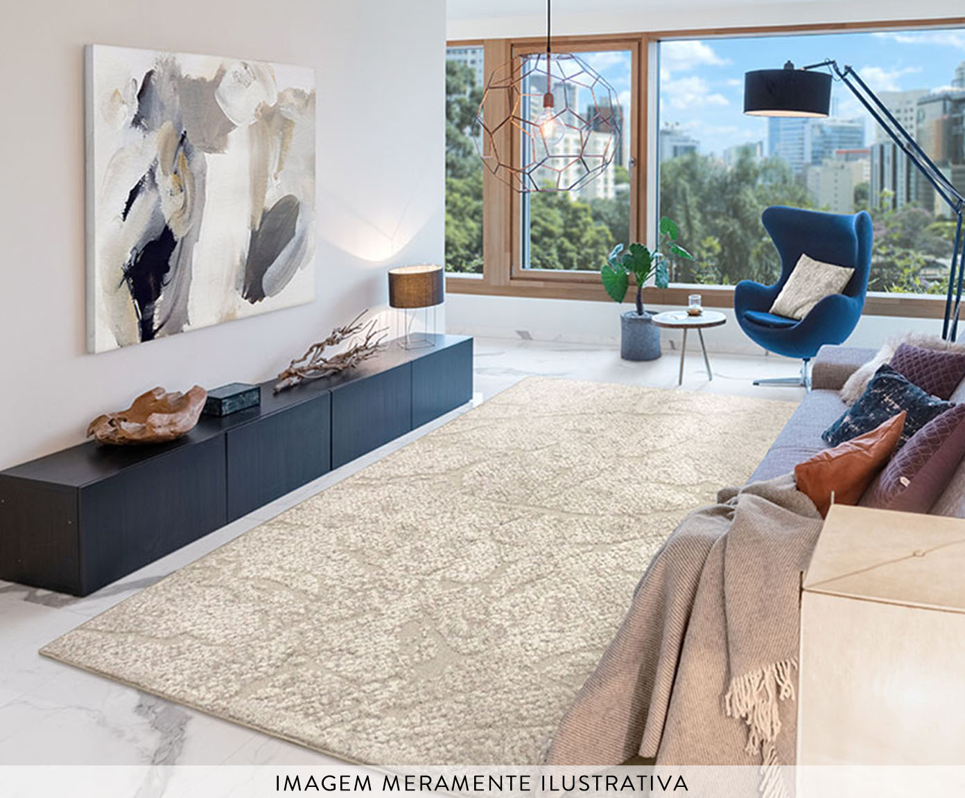 Tapete Tecido Glamour Diamante - 400X500cm image number 3