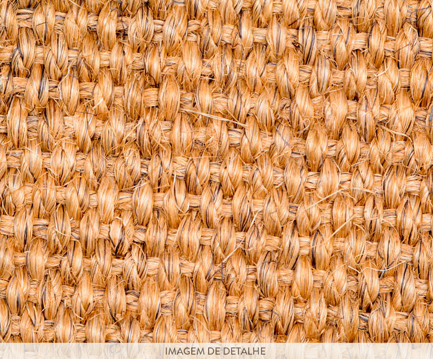 Tapete Redondo em Sisal com Dobra Virada Amazonas - Fd image number 3