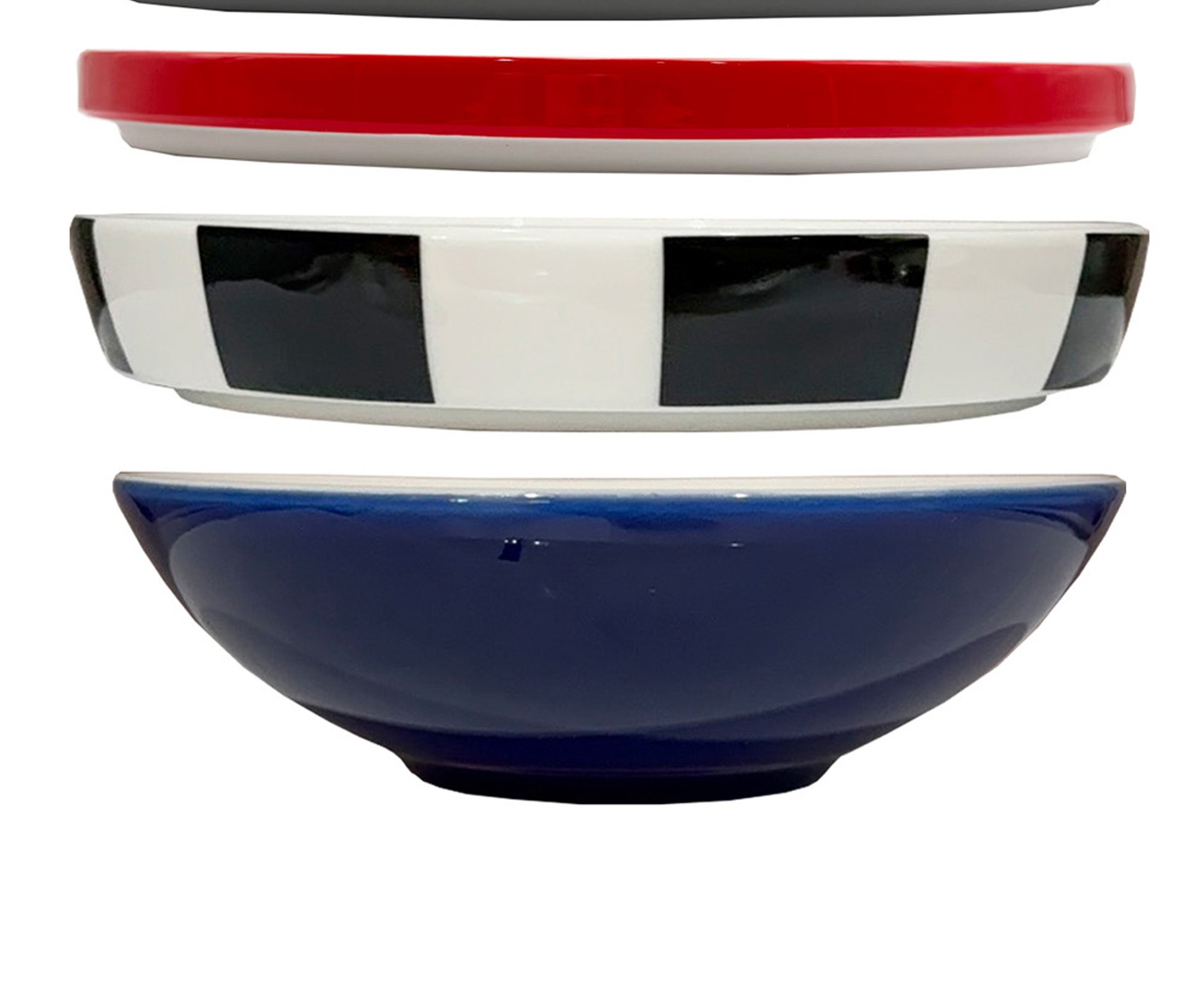 Jogo de Jantar Empilh&aacute;vel Mondrian em new bone china image number 1