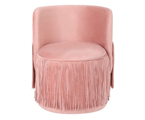 Poltrona Franja Dupla - Rosa image number 1
