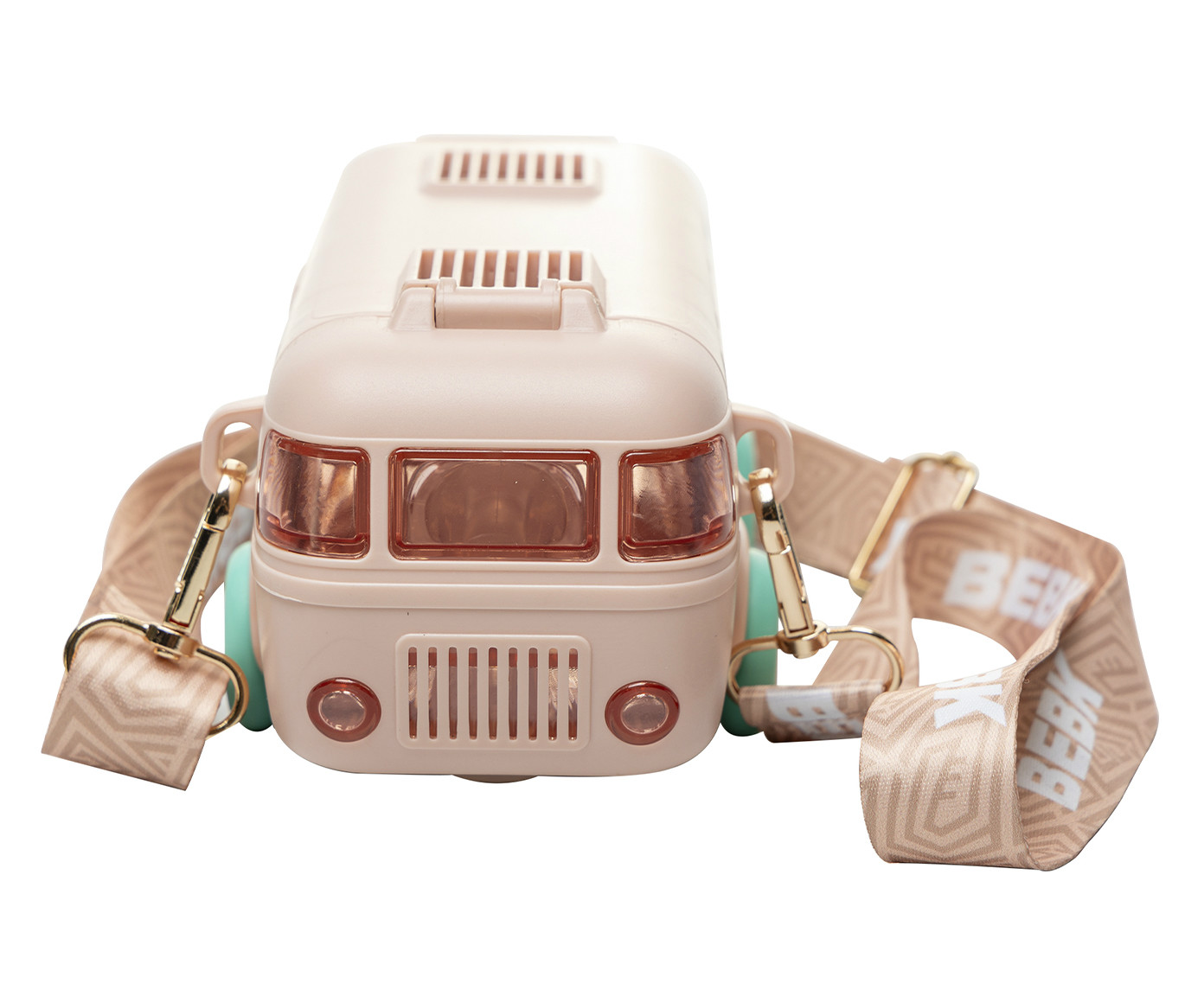 Garrafa Squeeze Infantil &Ocirc;nibus Rosa image number 1