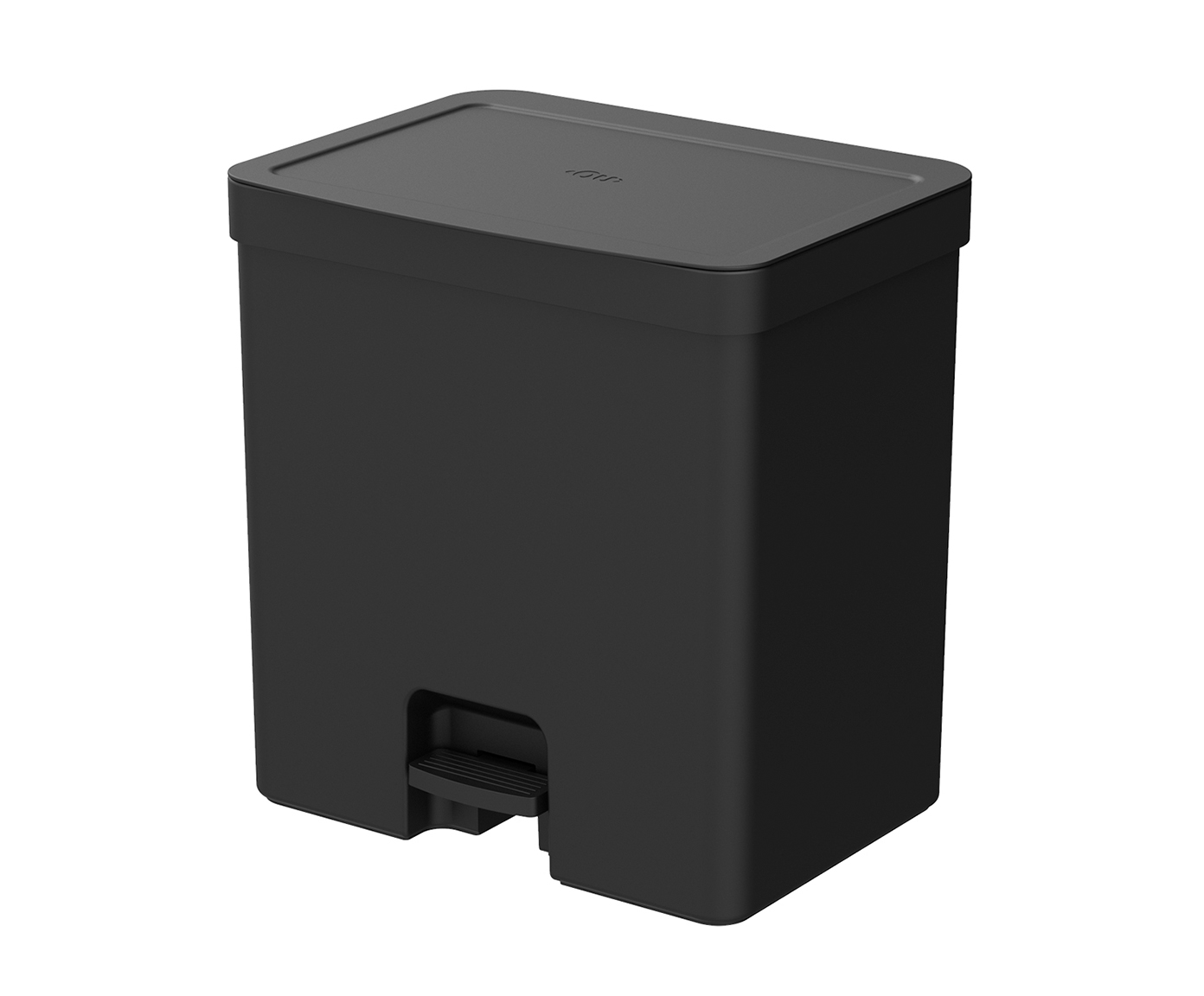 Lixeira de Pedal Trium Preto Fechado - image 0