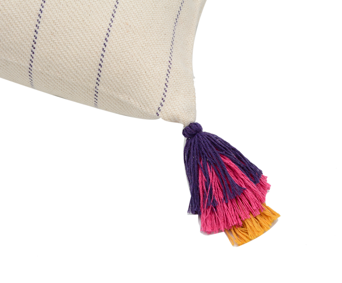 Capa de Almofada com Tassel Festa Rosa e Roxo image number 3