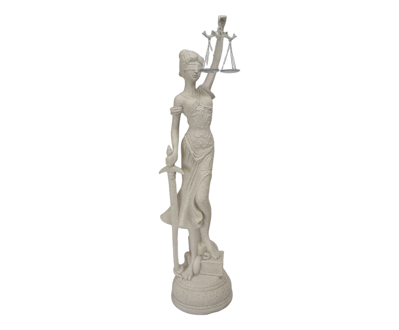 Dama da Justi&ccedil;a Decorativa Retid&atilde;o Areia image number 0