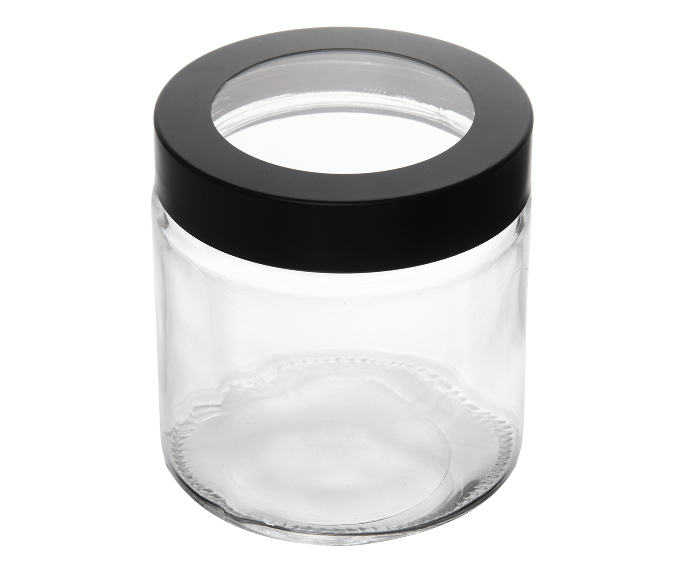 Pote com Visor na Tampa Basic Preto - 880ml image number 0