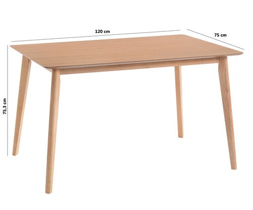 Mesa de Jantar Gael Marrom Claro image number 1
