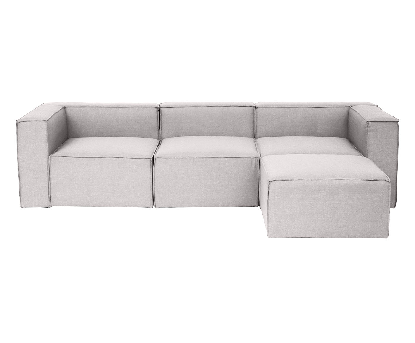 Sof&aacute; 3 M&oacute;dulos e Puff Mensa Fendi - image 0
