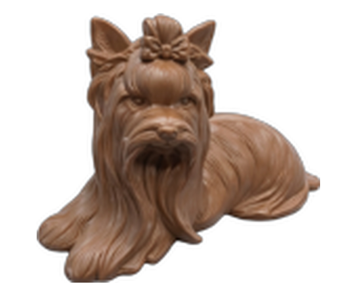Escultura Shih Tzu Bege Patinado image number 0