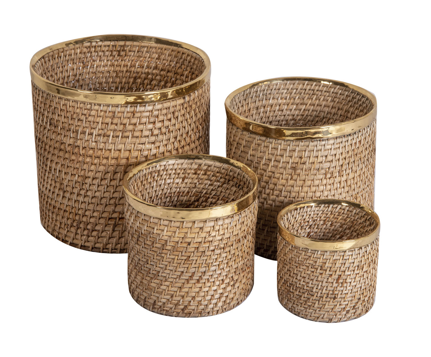 Jogo de Cesto Optimistic Natural - 34X36X33cm image number 2