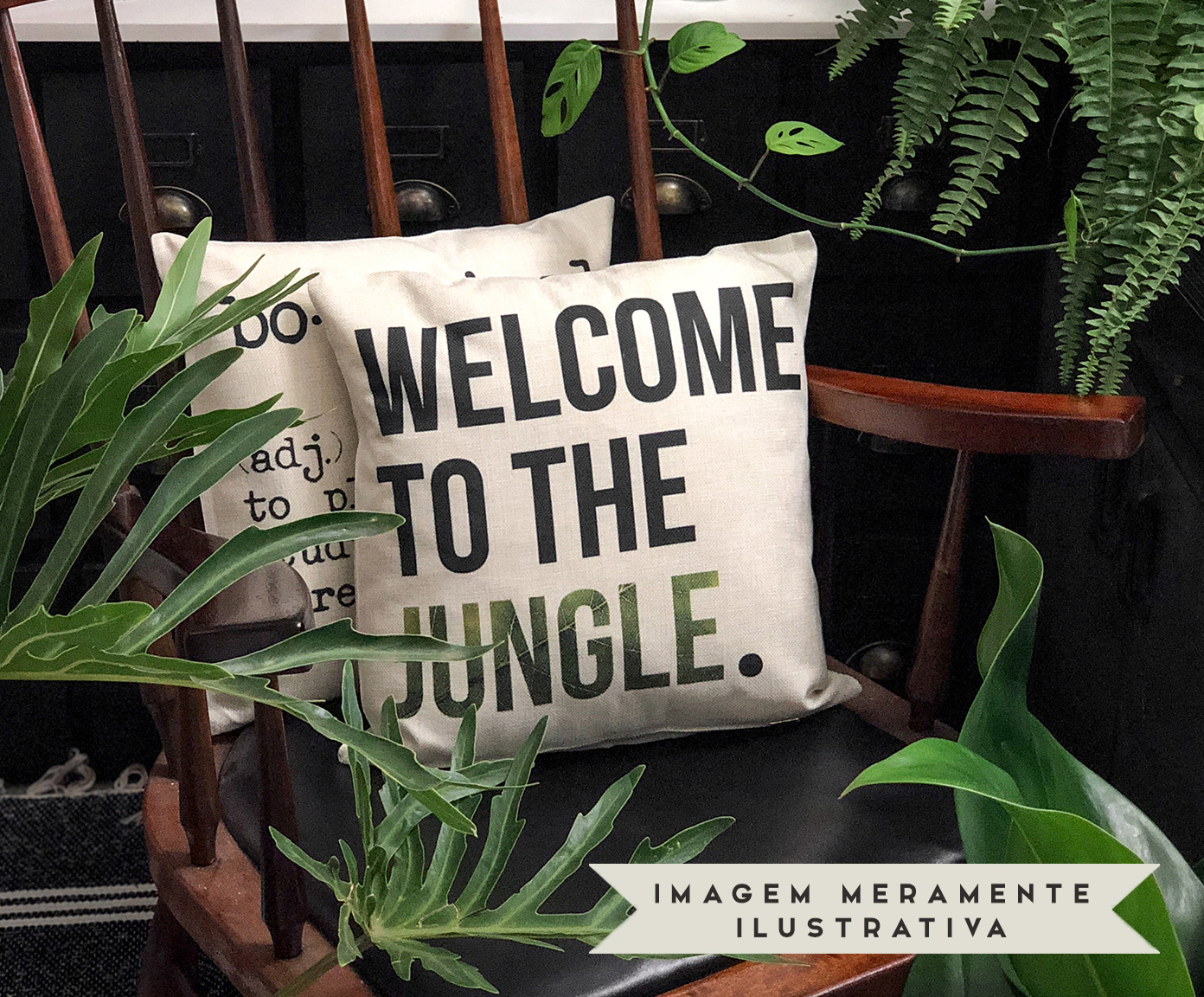 Capa de Almofada Welcome To The Jungle - image 1