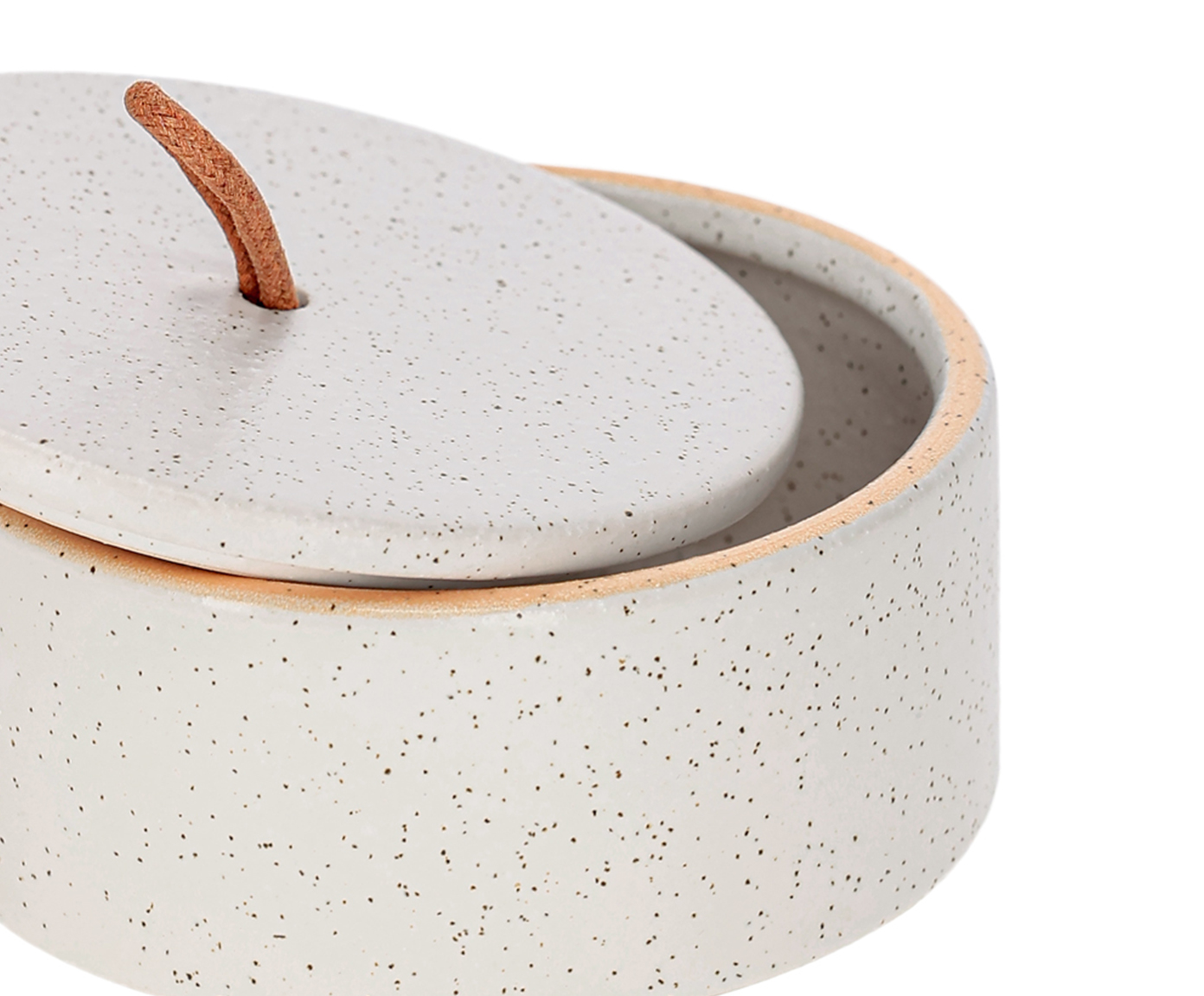 Jogo de Potes Decorativos Ilameron Off White image number 2