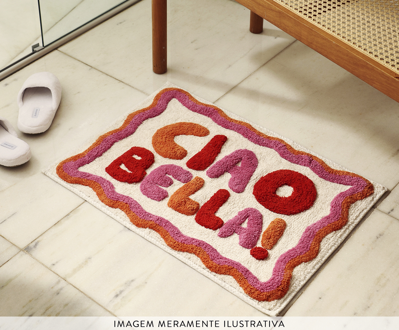 Tapete de Banheiro Ciao Bella image number 3