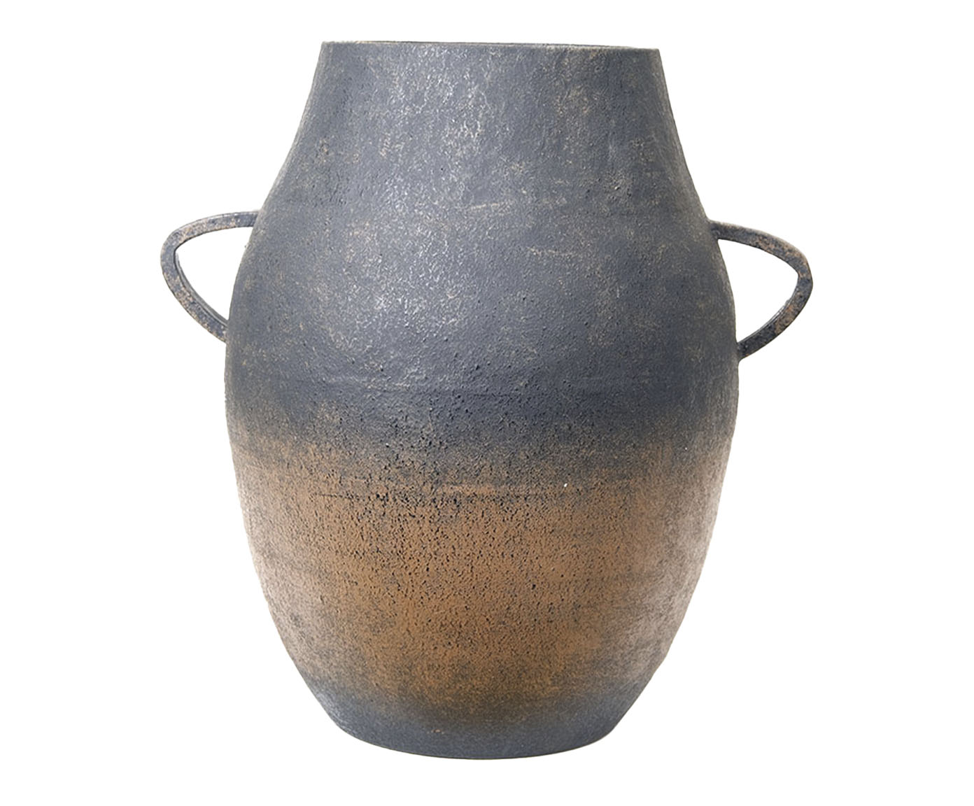 Vaso em Ferro com Pequenas Al&ccedil;as Preto II - image 0