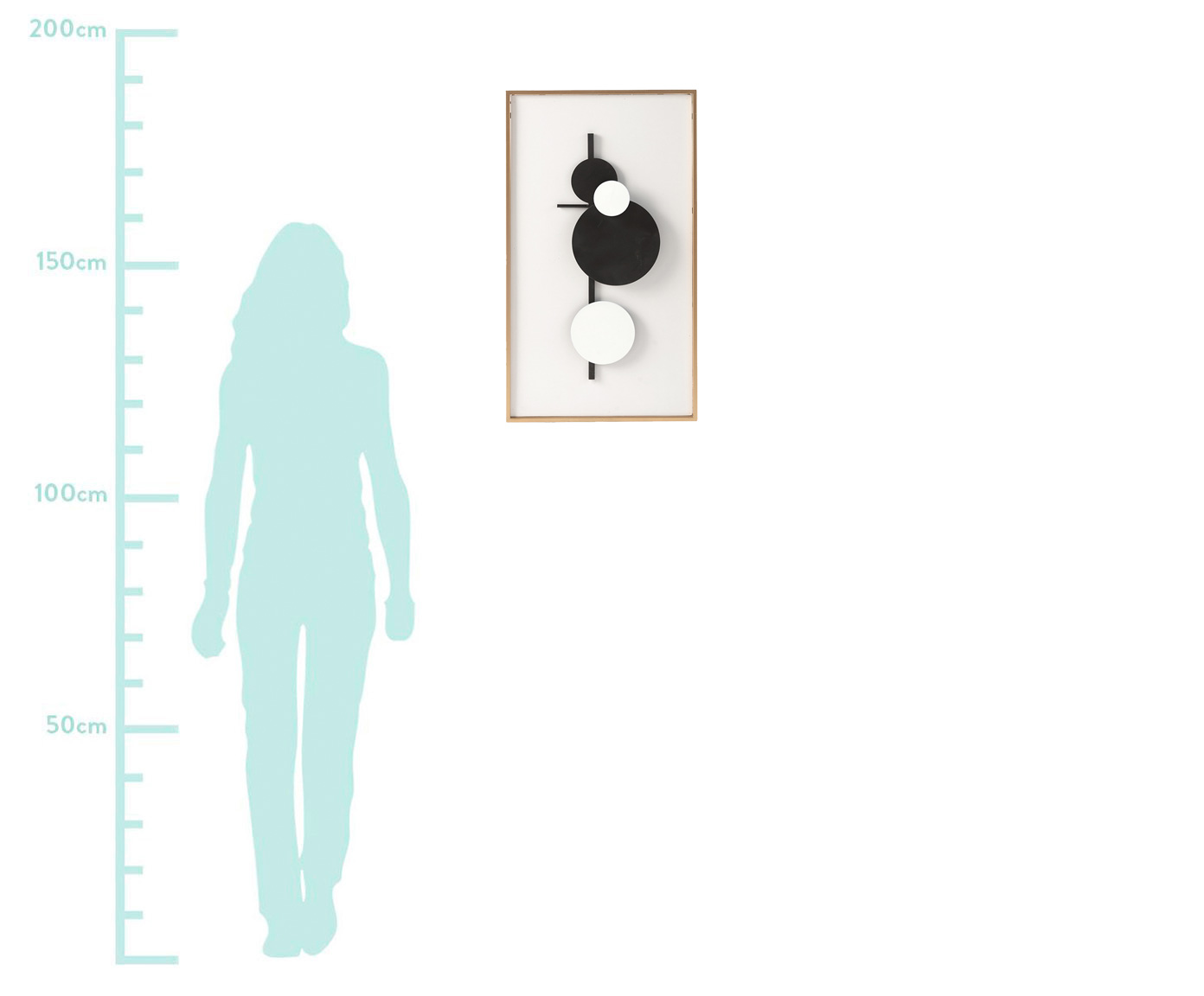 Adorno de Parede Trina - Branco image number 1