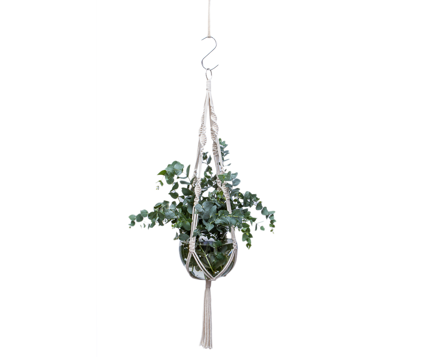 Hanger em Macram&ecirc; Twist Cru image number 3