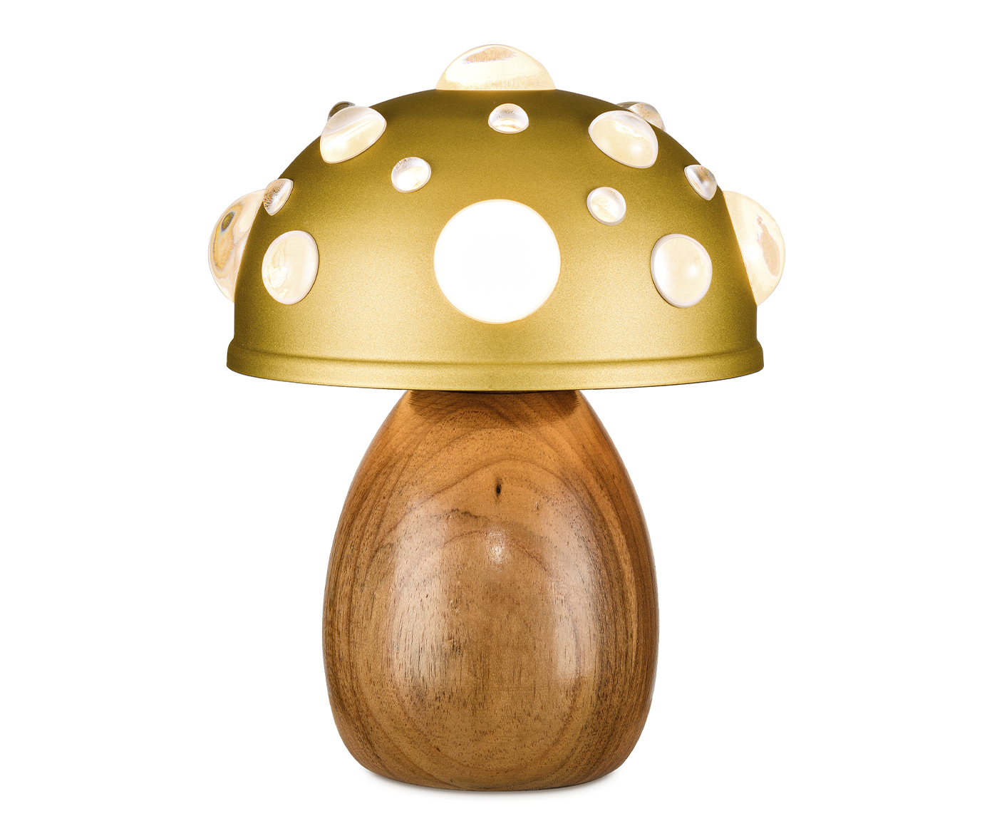 Lumin&aacute;ria Mini Cogumelo Dourado e Freij&oacute; image number 2