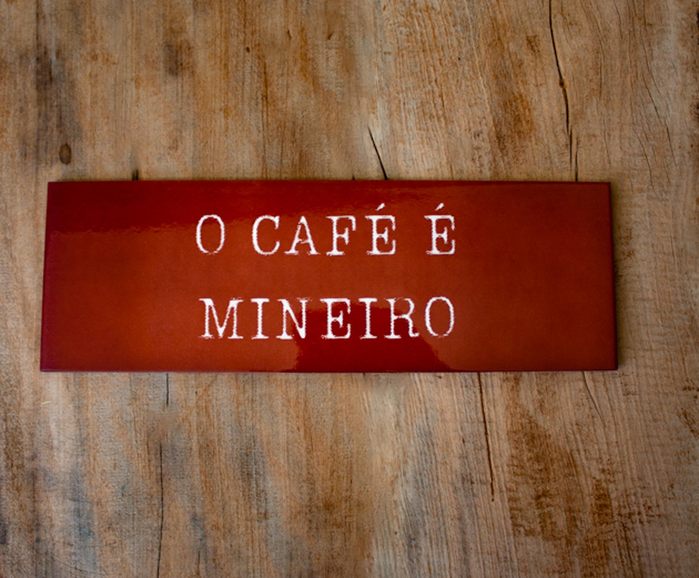 Azulejo Decorativo "O Caf&eacute; &Eacute; Mineiro" image number 1
