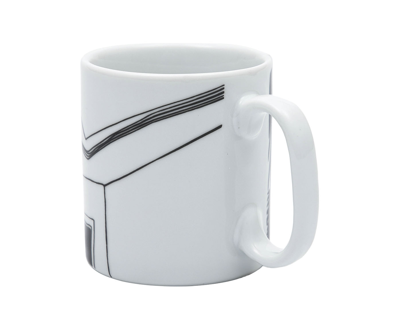 Caneca em Porcelana Modernismo Tropical image number 1
