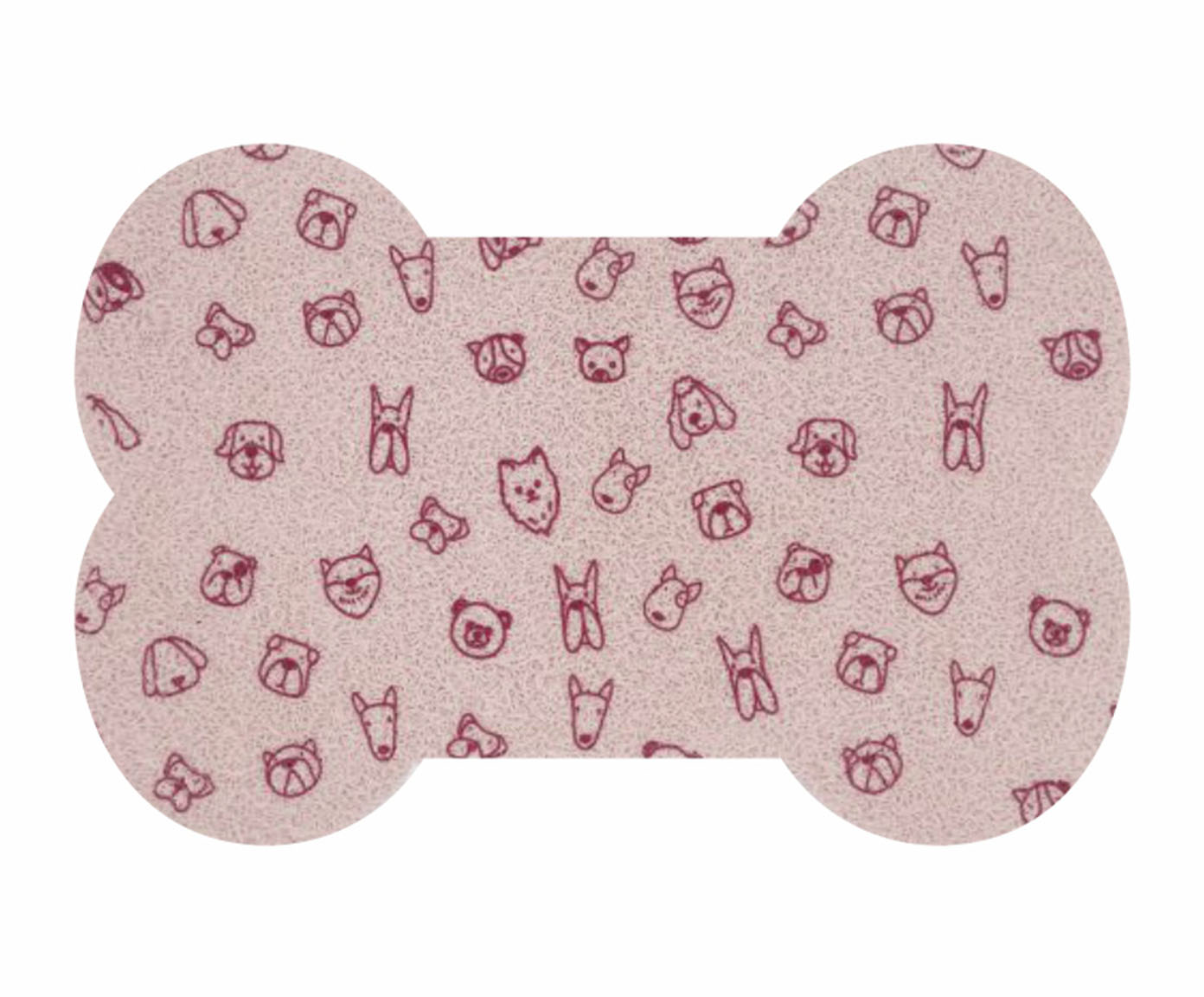 Pe&ccedil;a Americana para Comedouro Pet Formato Osso Rosa image number 0