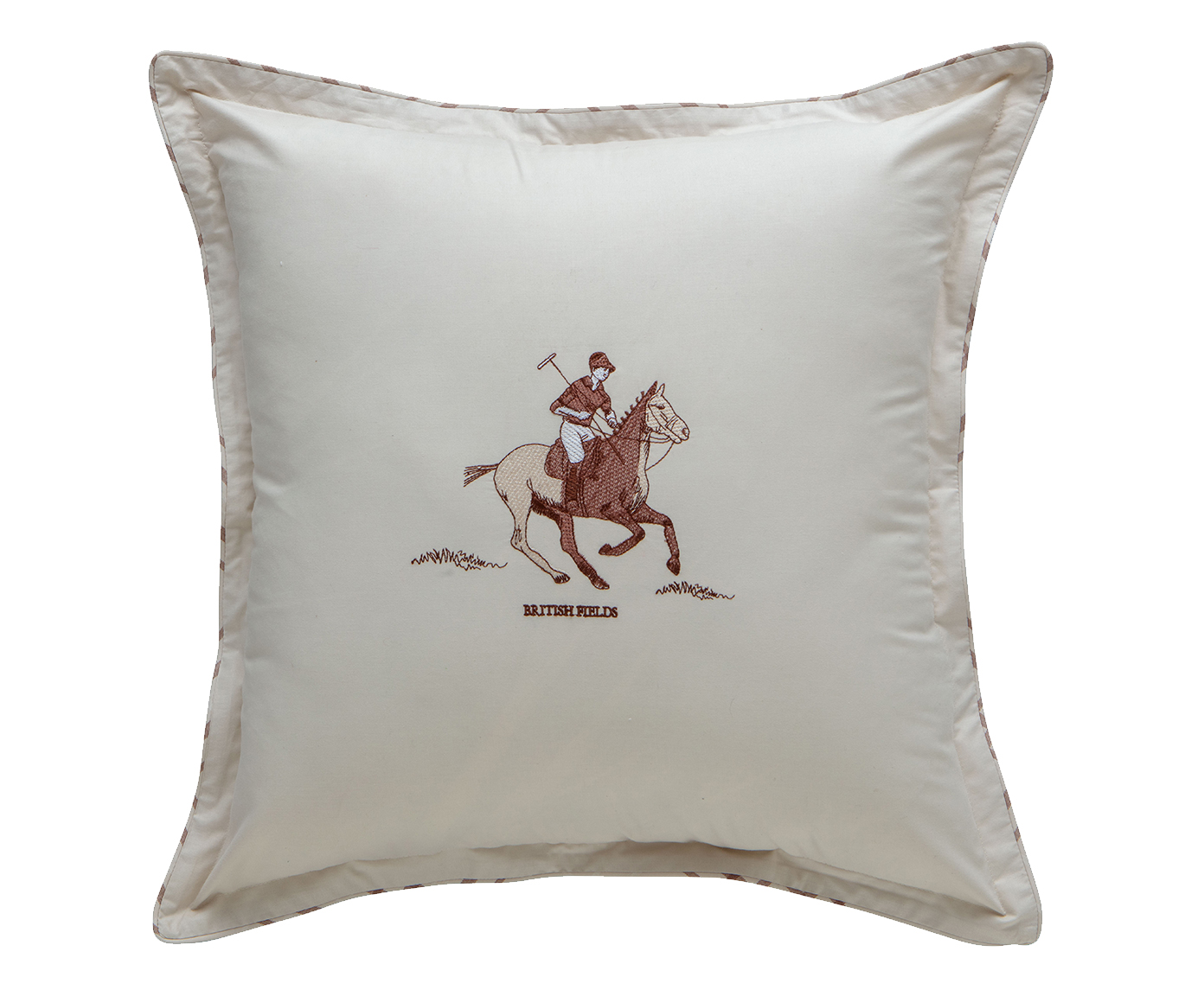 Capa de Almofada Bordada Polo - image 0