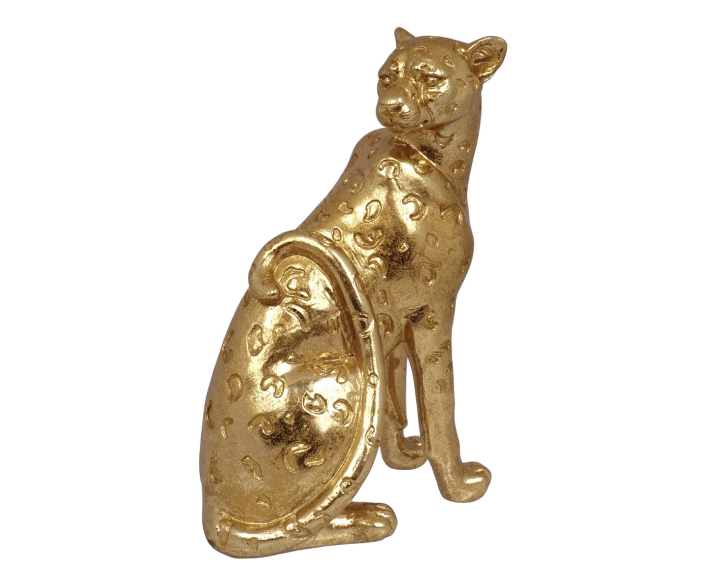 Leopardo Decorativo Felinar Dourado image number 0
