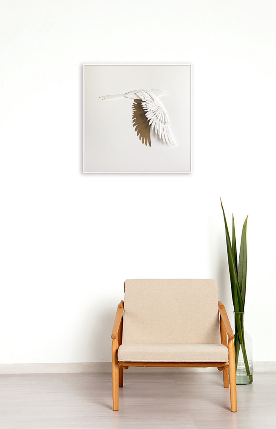 Quadro com Vidro P&aacute;ssaros Iago image number 1