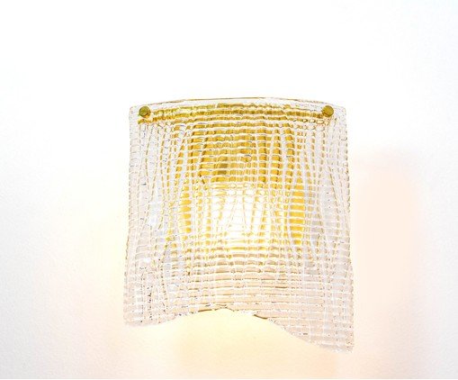 Arandela Pasta Transparente e Lat&atilde;o image number 3