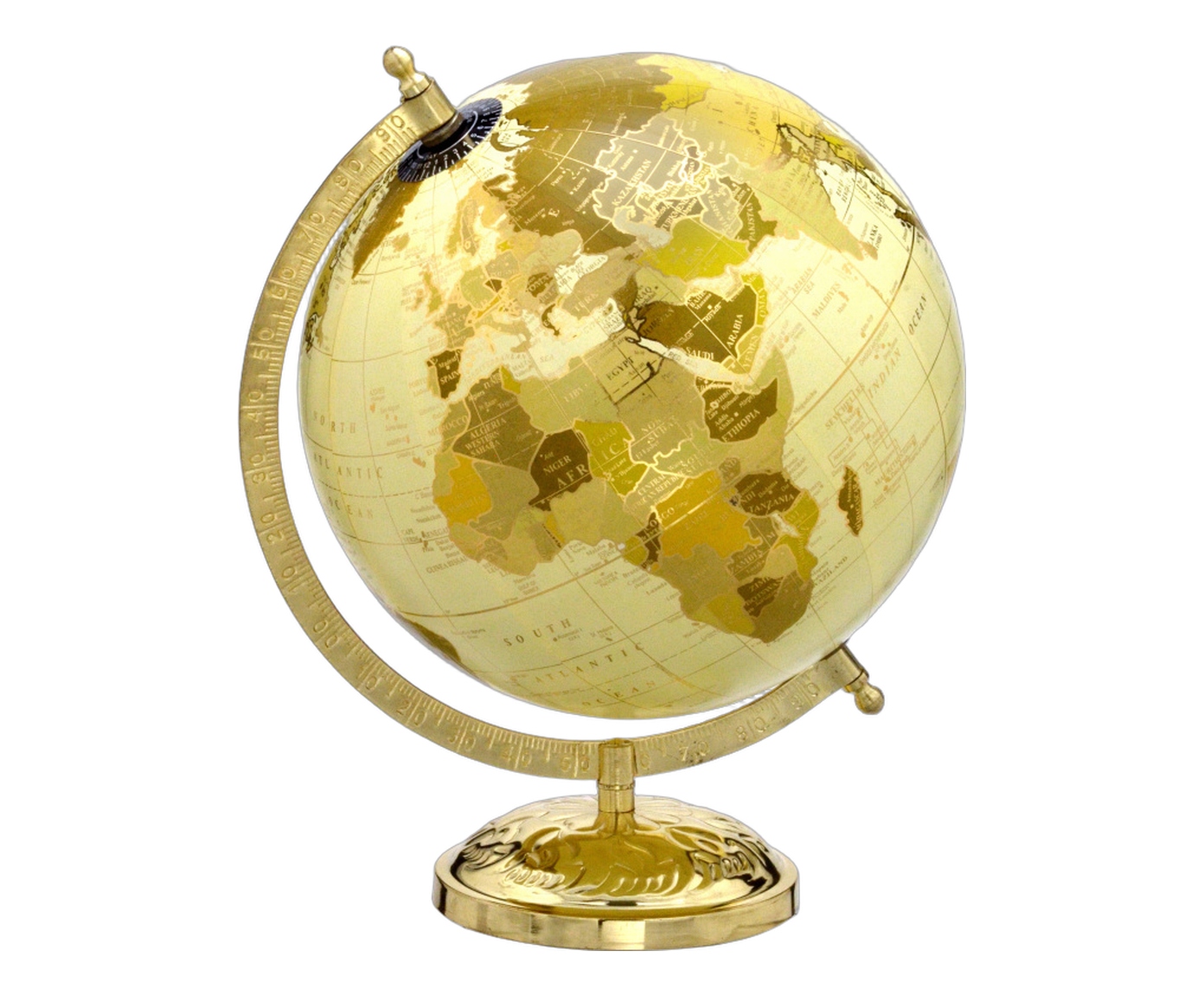 Globo Decorativo Glovara Creme e Dourado image number 0