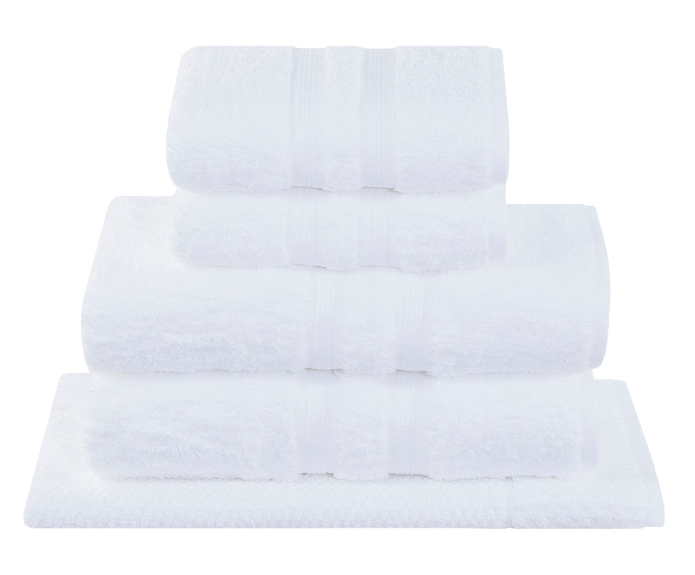 Jogo de Toalhas 550 G/M&sup2; Branco - image 0