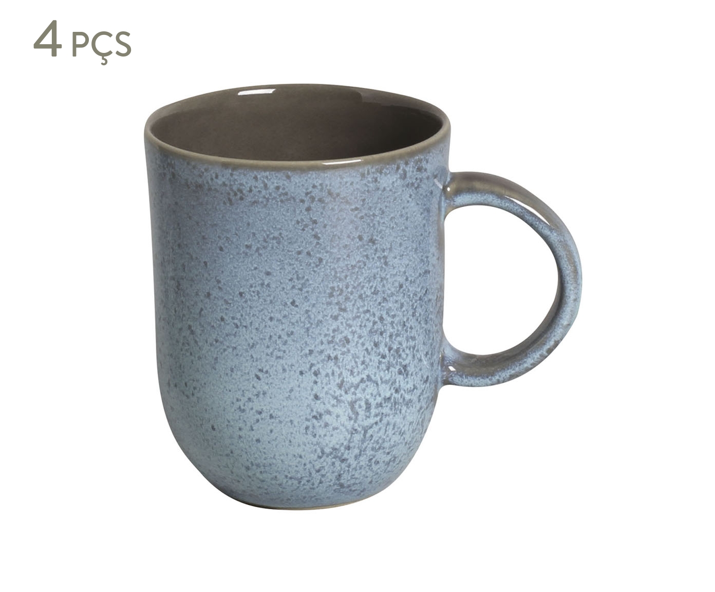 Jogo de Canecas Coup Stoneware Breeze Azul Claro - image 0