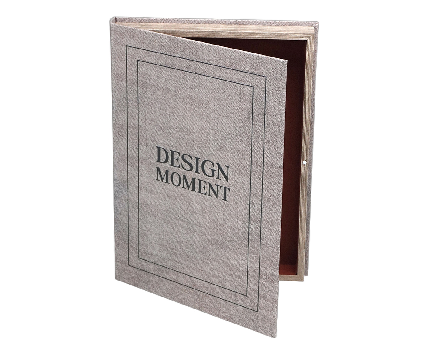 Caixa Decorativa Livro Design Moment Marrom claro e Preto image number 1