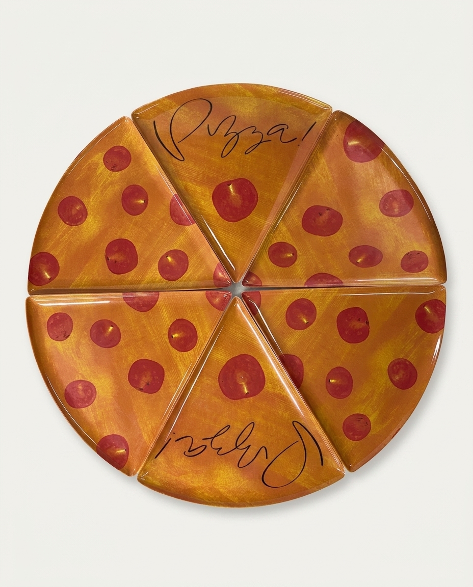 Jogo de Pratos para Pizza Nicolazzi - image 0