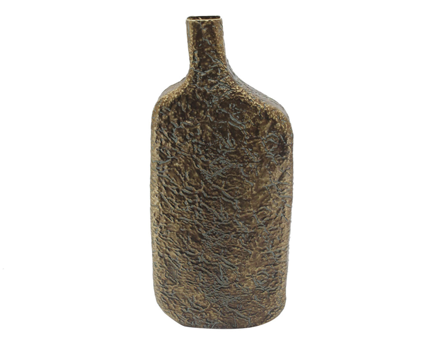 Vaso em Metal Caryn Dourado Envelhecido - image 0