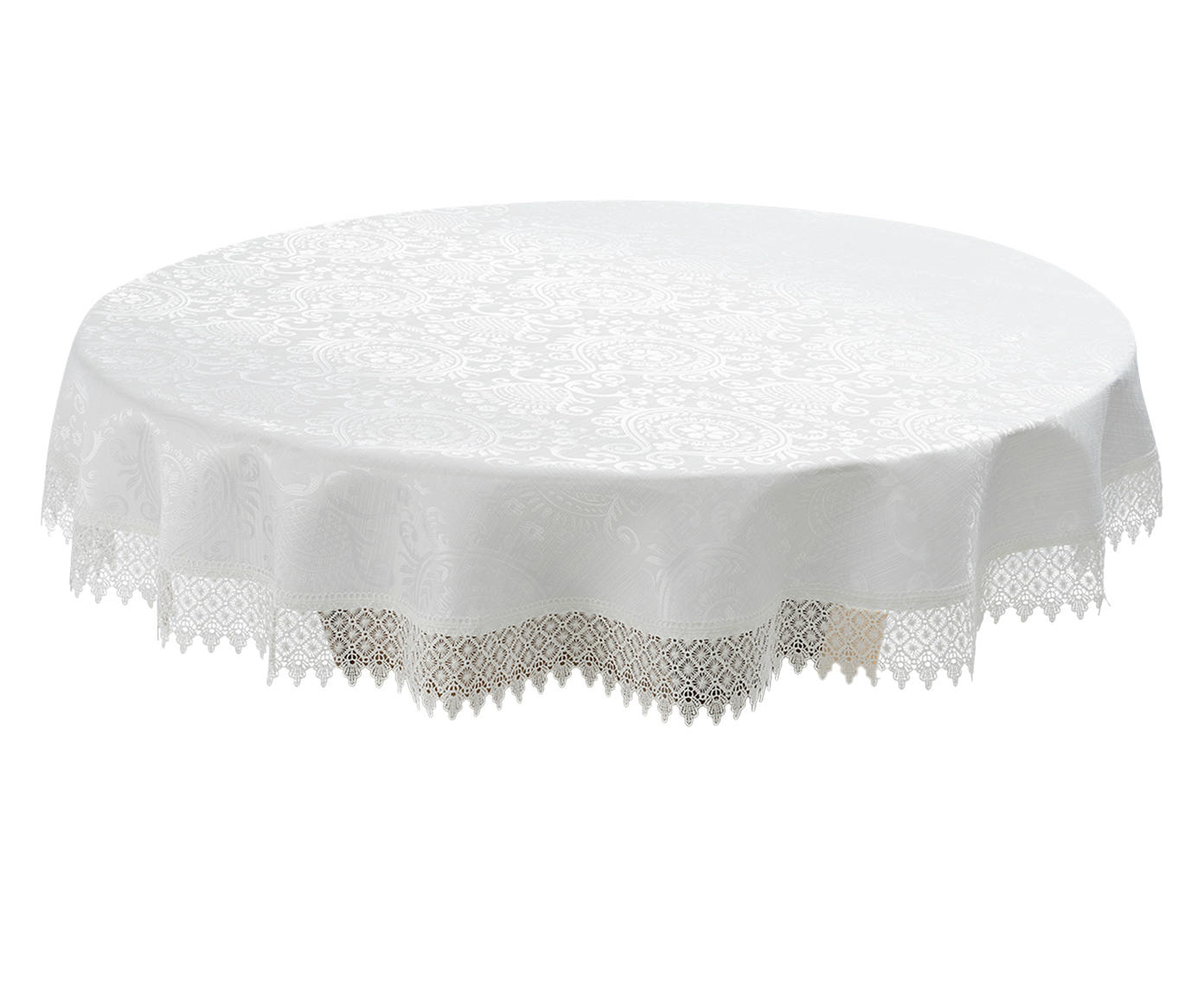 Toalha de Mesa Redonda Helm Off-White image number 0