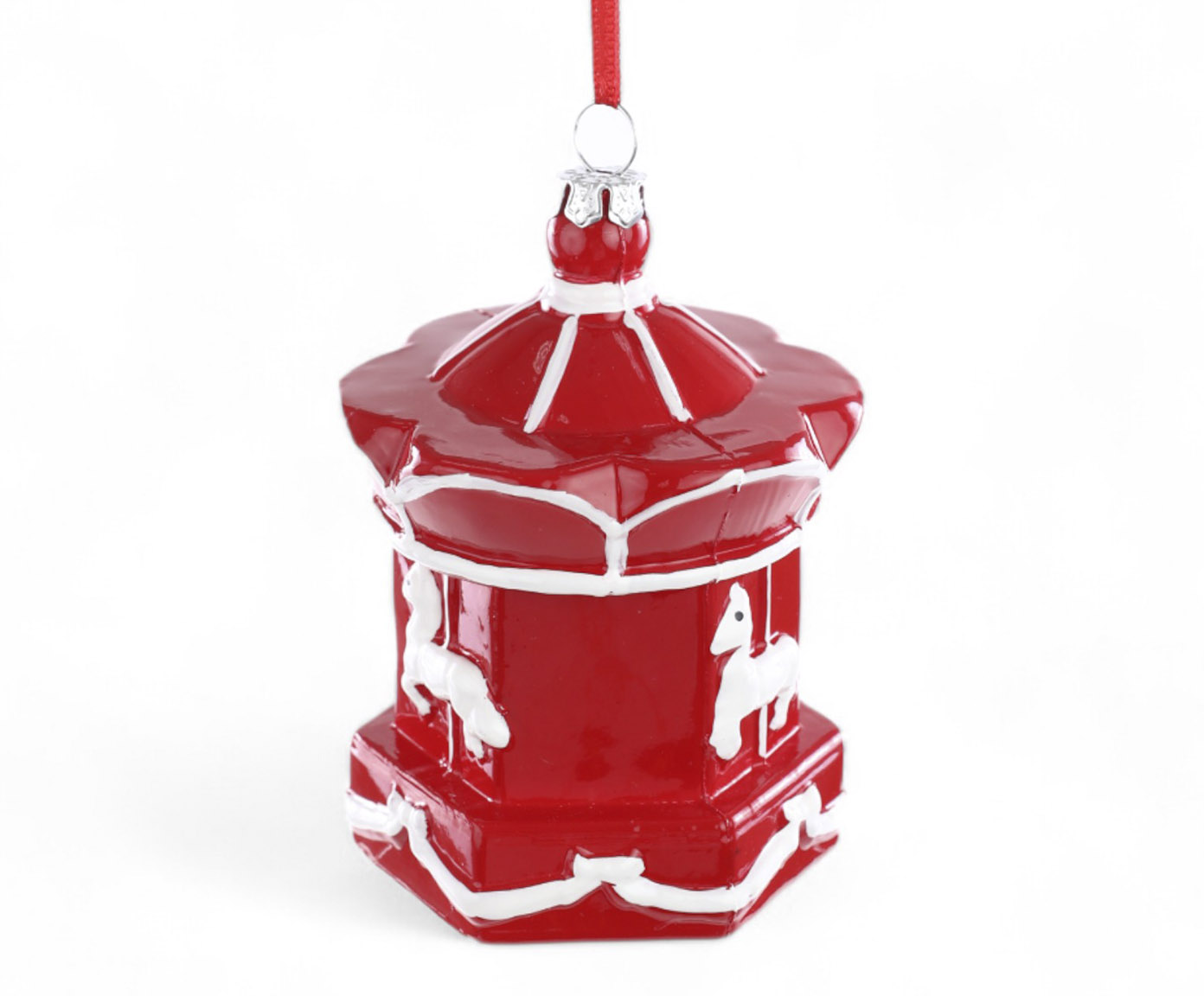 Enfeite para Pendurar Carrossel  - Vermelho image number 2