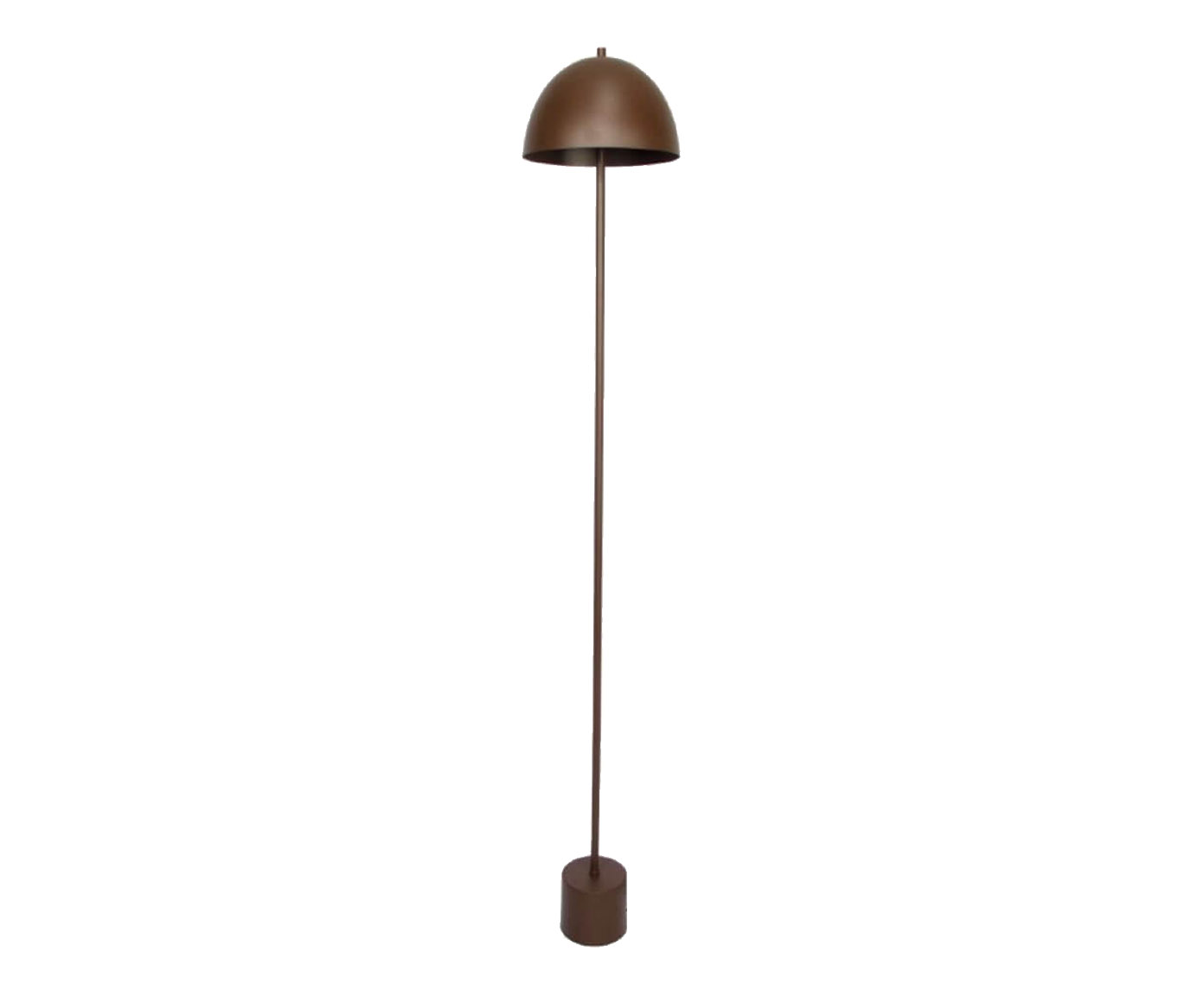 Lumin&aacute;ria de Piso Komaco Slim Marrom Corten image number 0