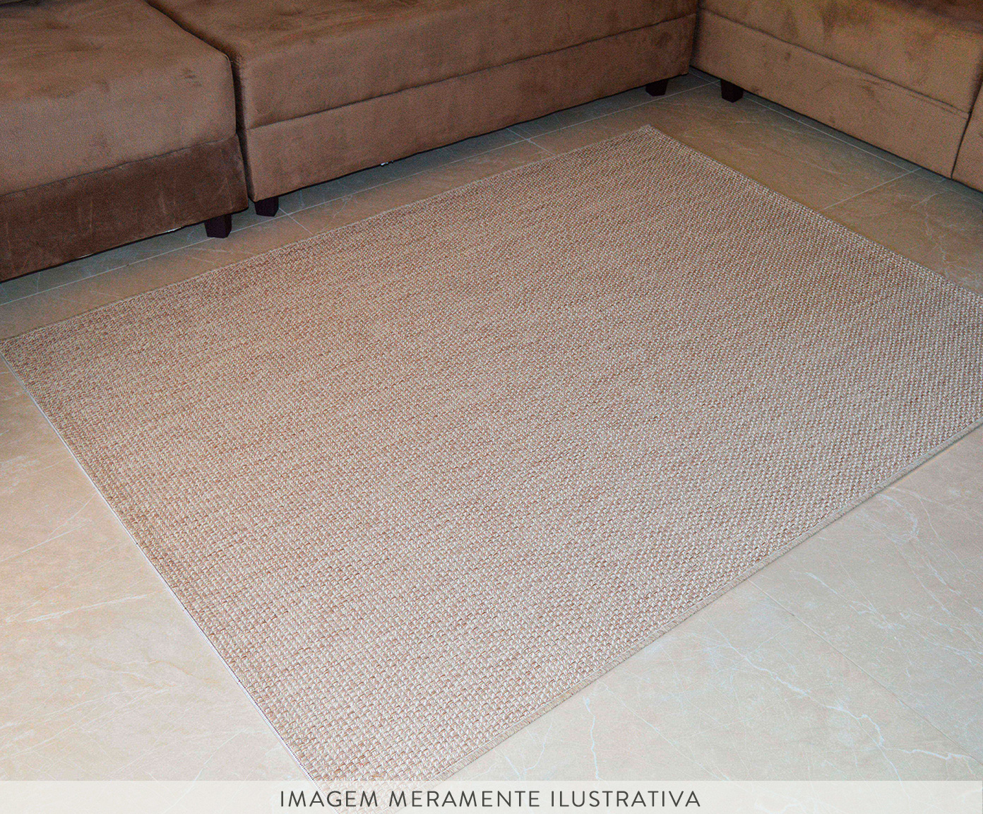 Tapete Pequeno Artesanal Look Jacquard Flor de Liz A image number 4