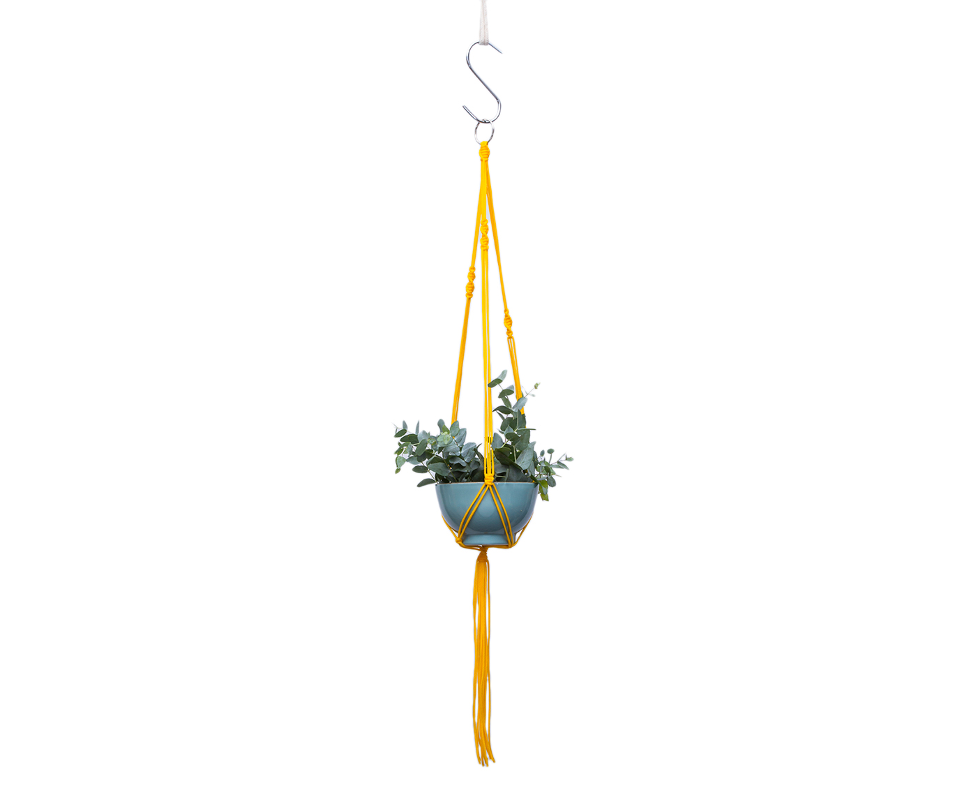 Hanger em Macram&ecirc; First Amarelo - image 1