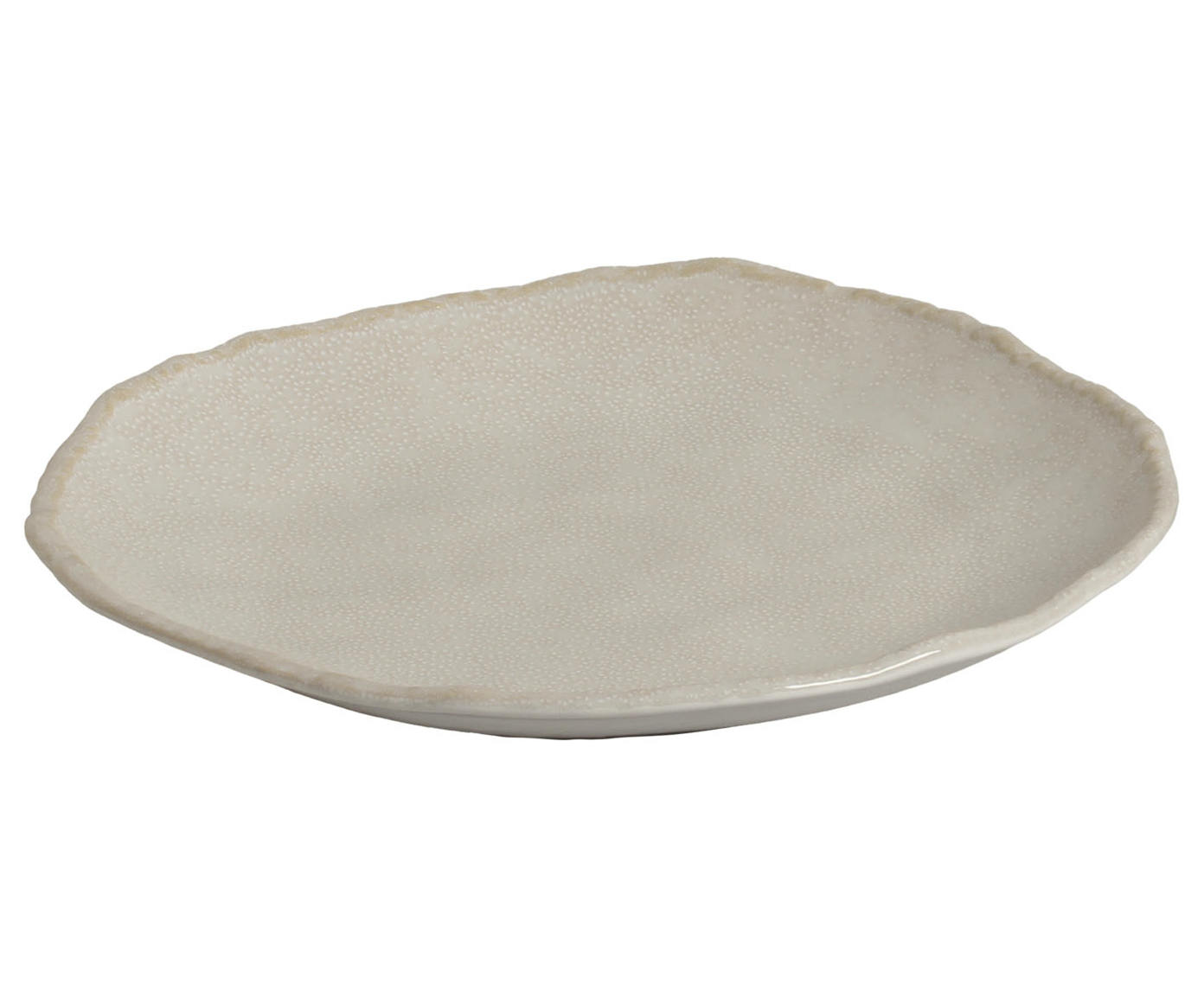 Jogo de Pratos Fundo Org&acirc;nico Eco Stone Arenito Branco - image 1
