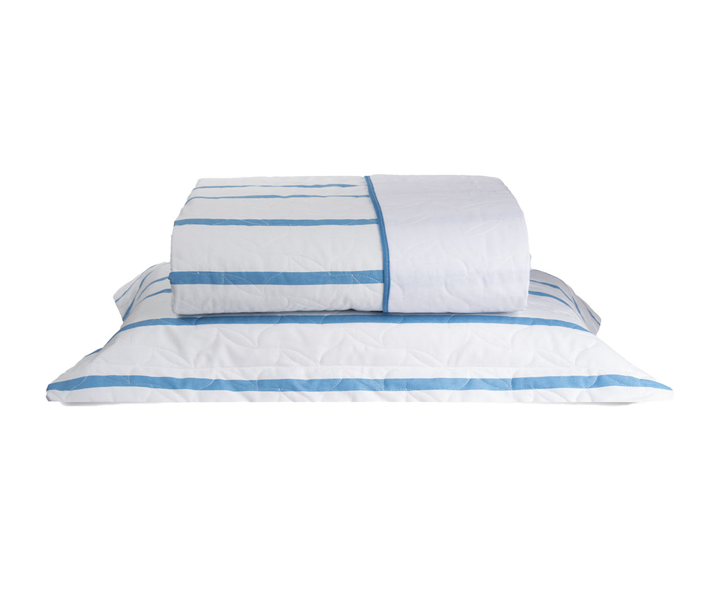 Cobre-leito Dupla Face Tous Les Jours Estampado Listra Pijama Azul image number 1