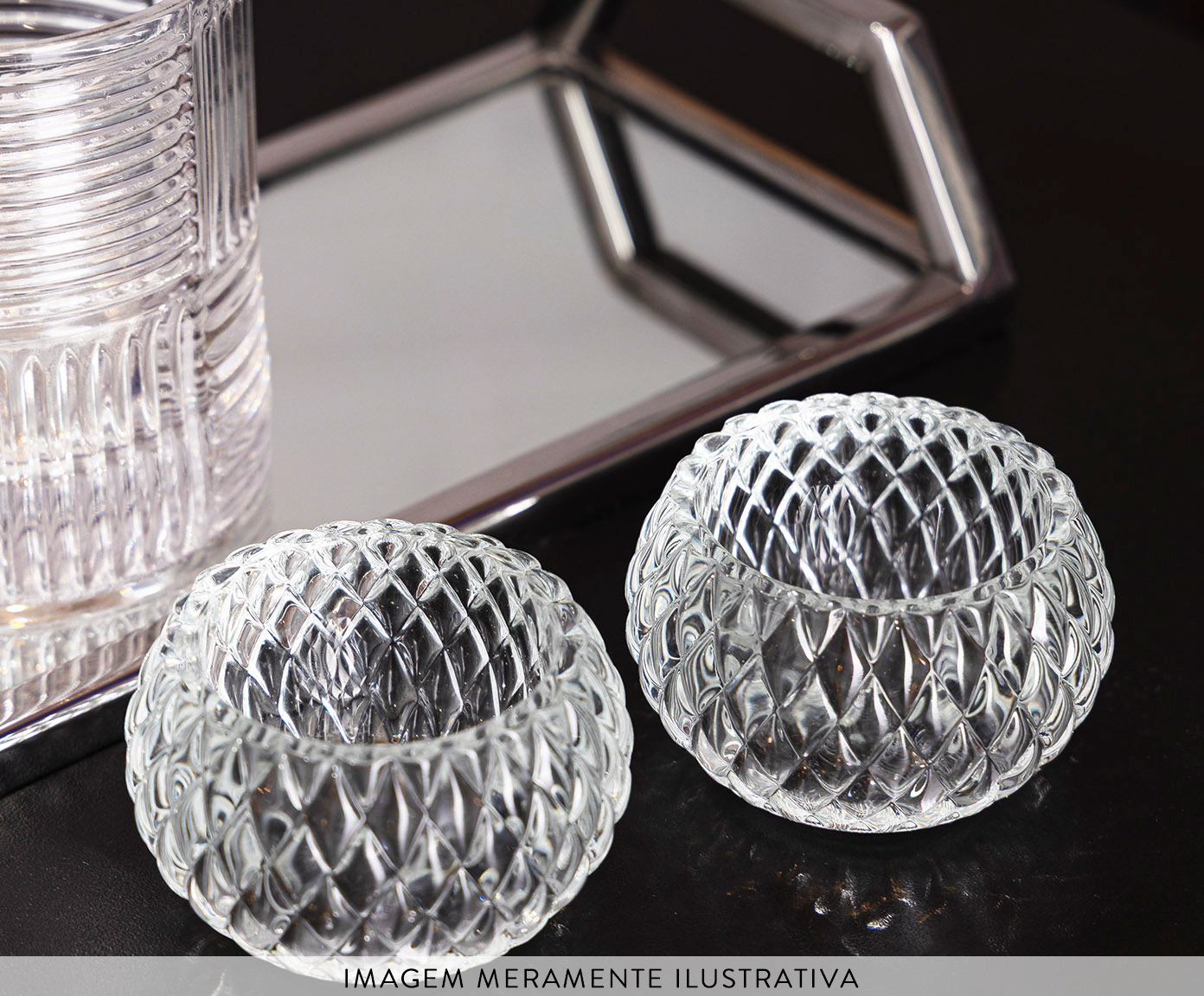 Jogo de Porta-Velas Spikes image number 4