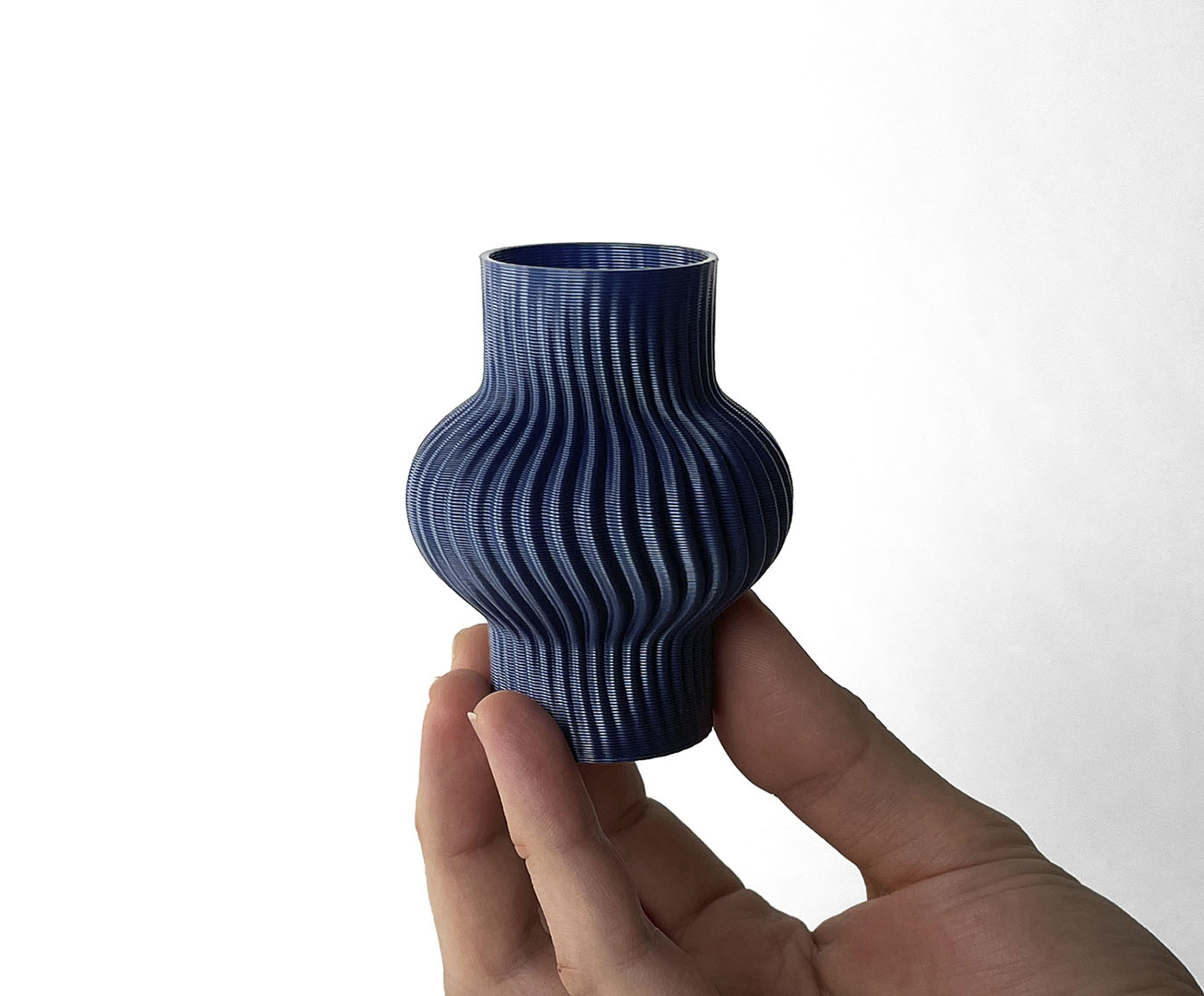 Mini Vaso Onda 1 Azul image number 2