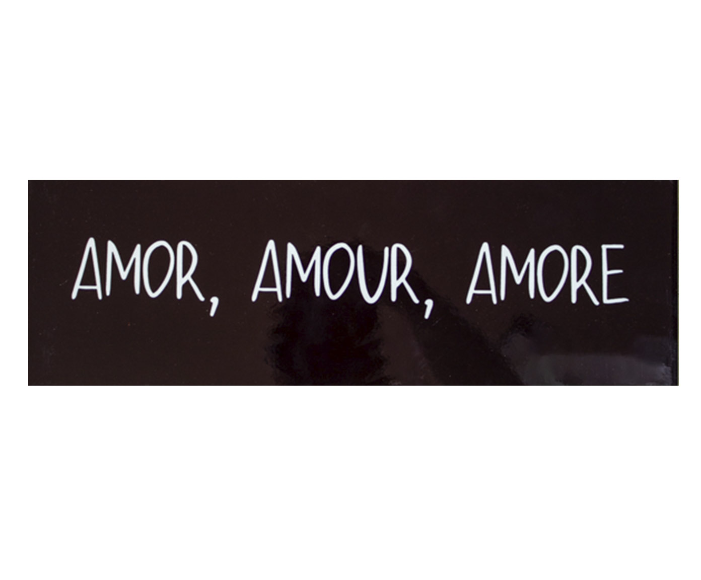 Azulejo Decorativo "Amor, Amour, Amore" image number 0