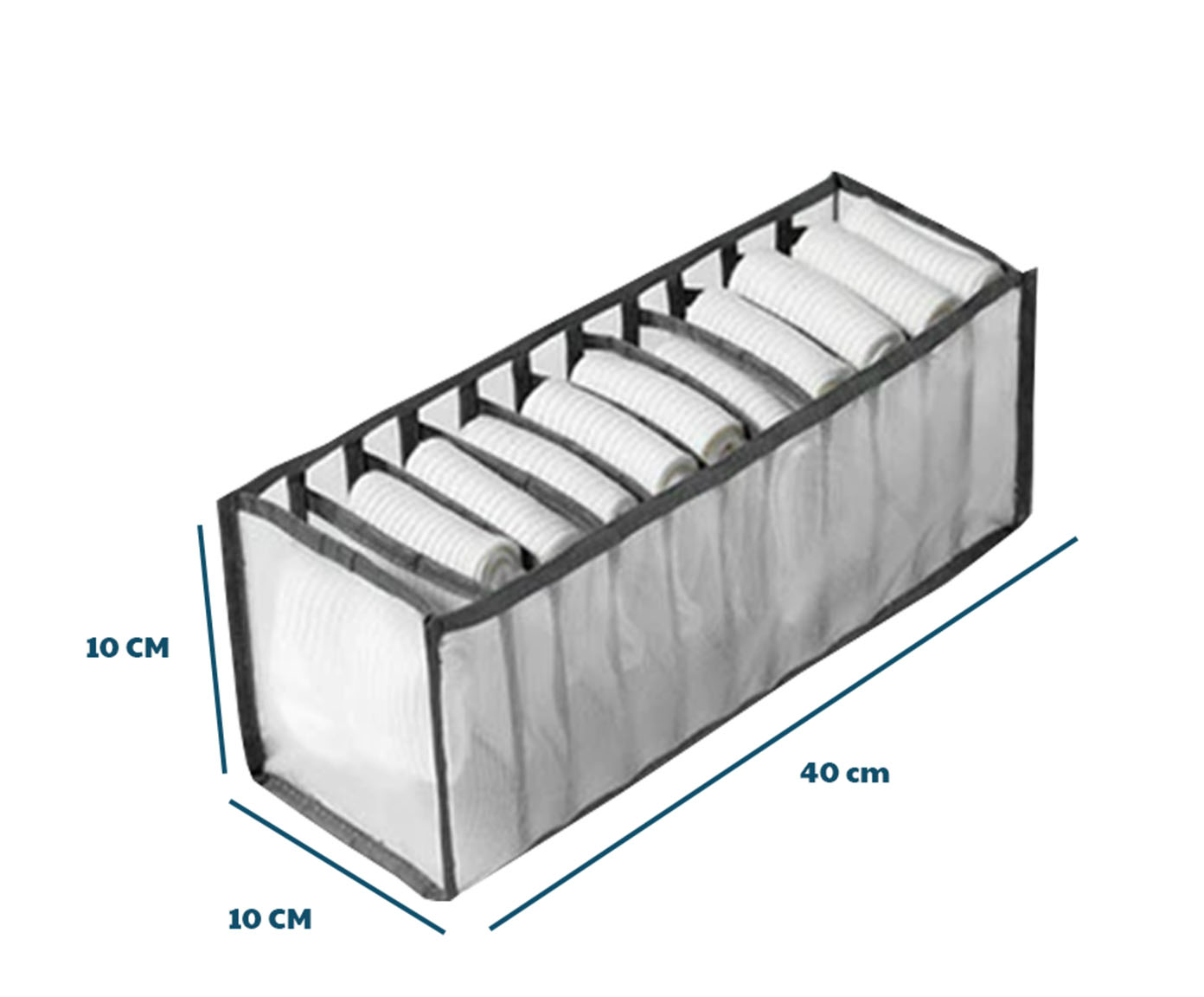 Organizador Tela PP Cinza - image 1