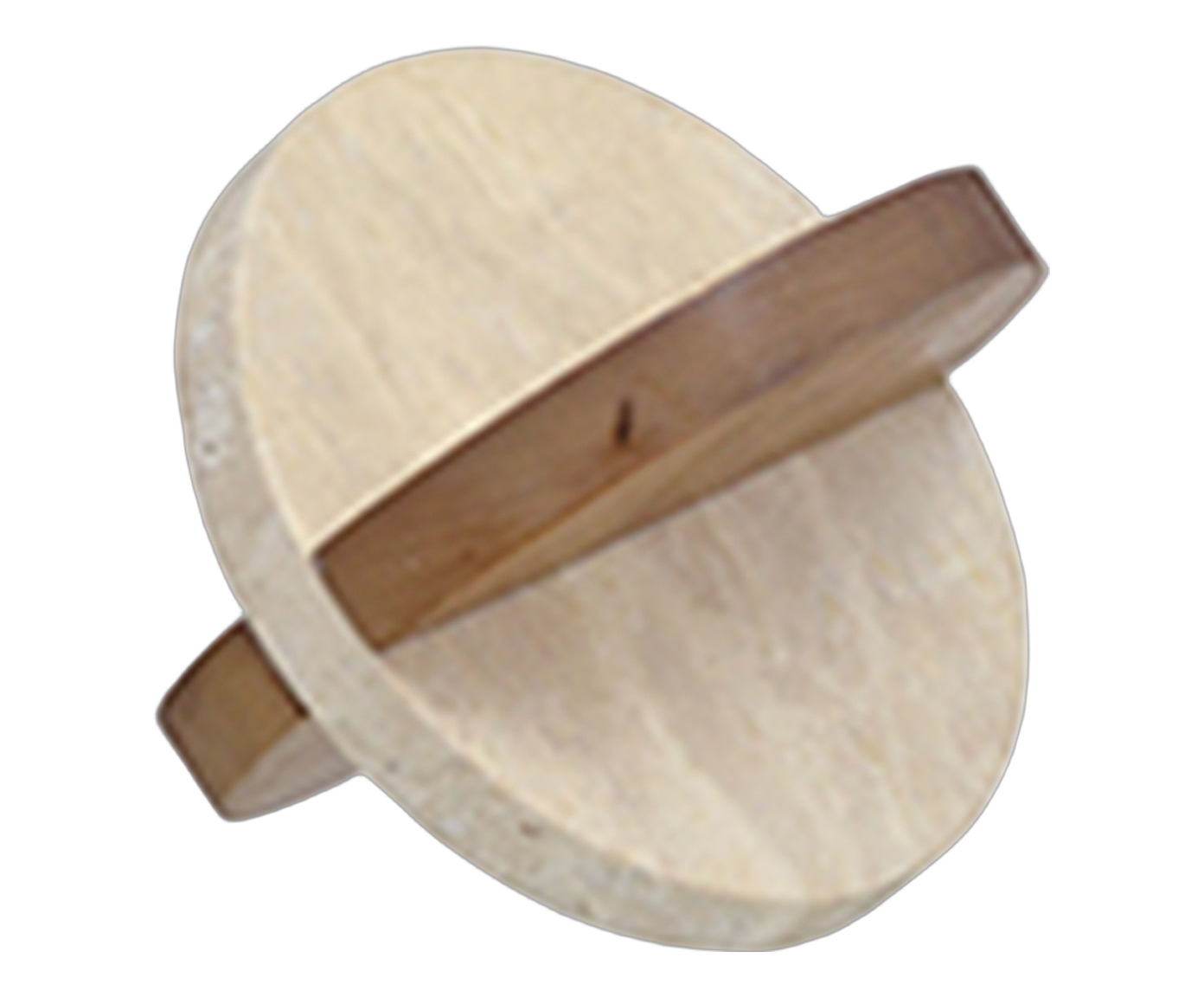 Objeto Decorativo Vistal Bege e Marrom - image 0