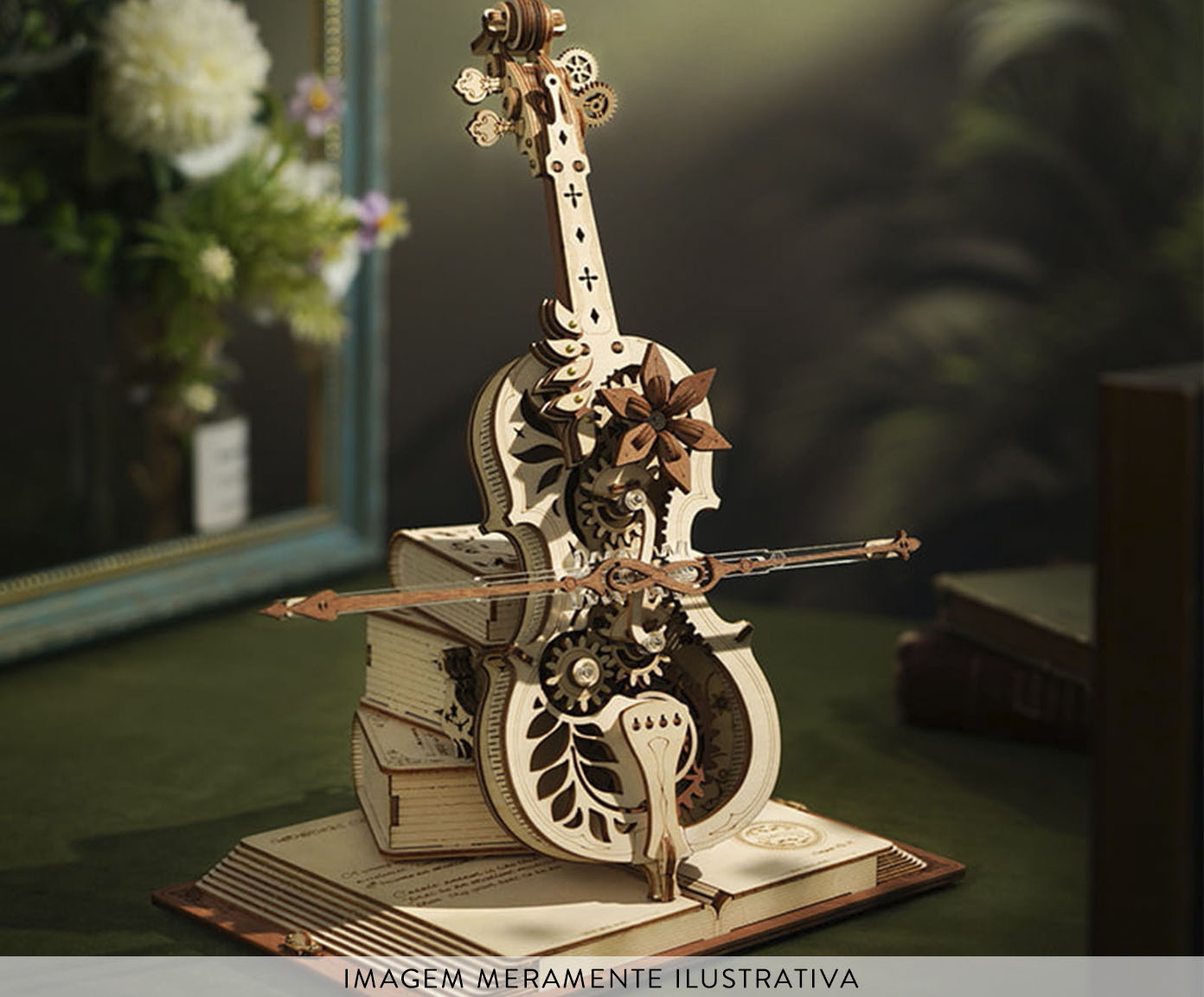 Quebra-Cabe&ccedil;a 3D Violoncelo image number 1