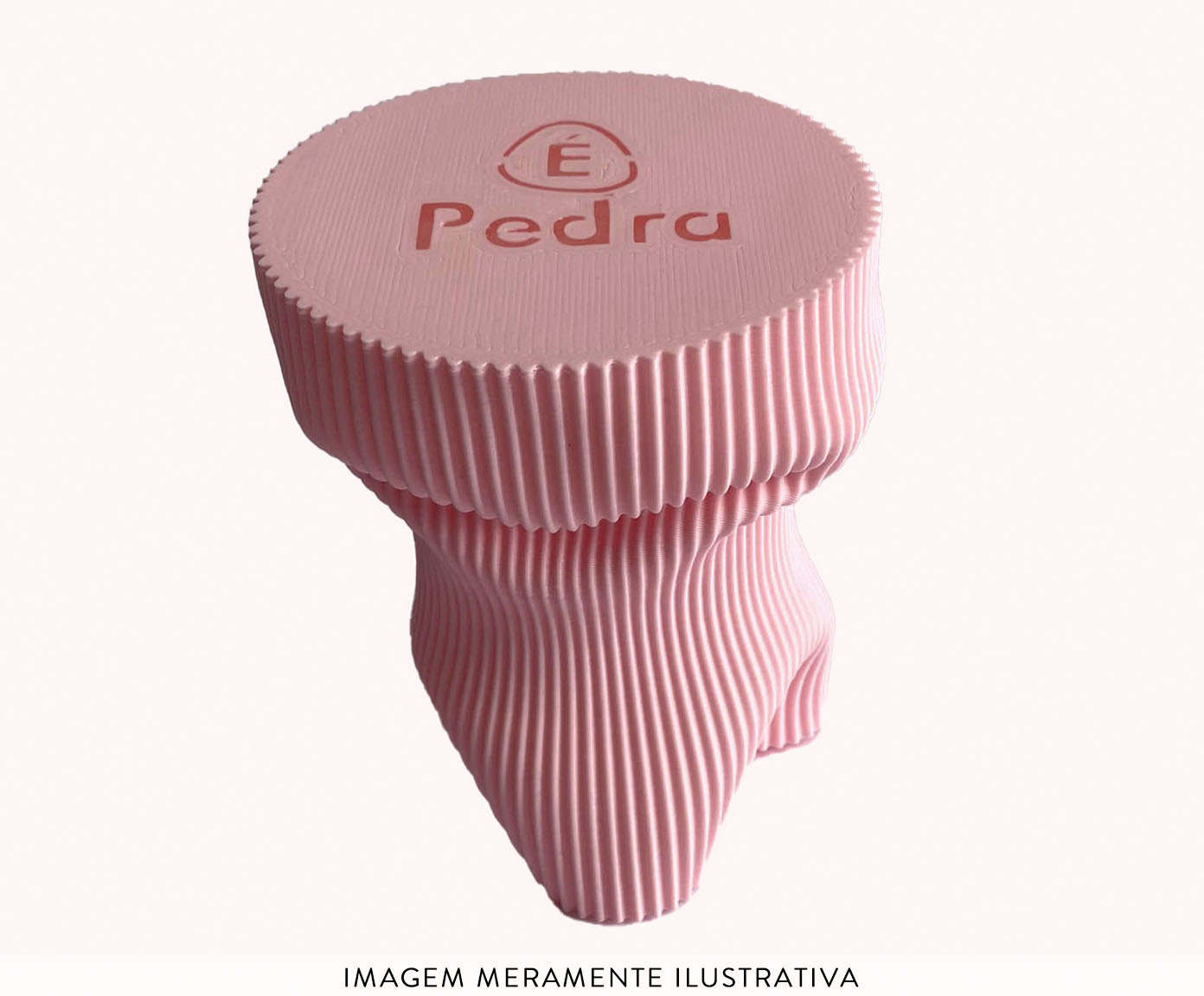 Vaso Amassadinho Pequeno Rosa image number 2
