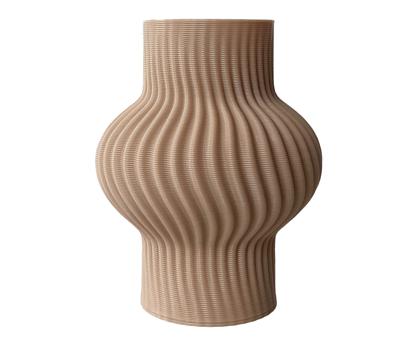 Mini Vaso Onda 1 Areia image number 0